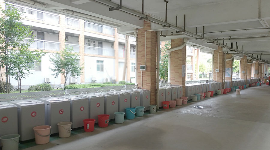 好評度高！江門一中學校又雙叒續(xù)單金環(huán)電器共享洗衣機