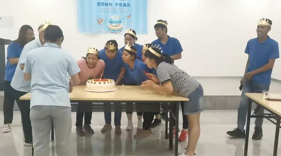 金環(huán)電器6月份員工生日會  美好如約而至！