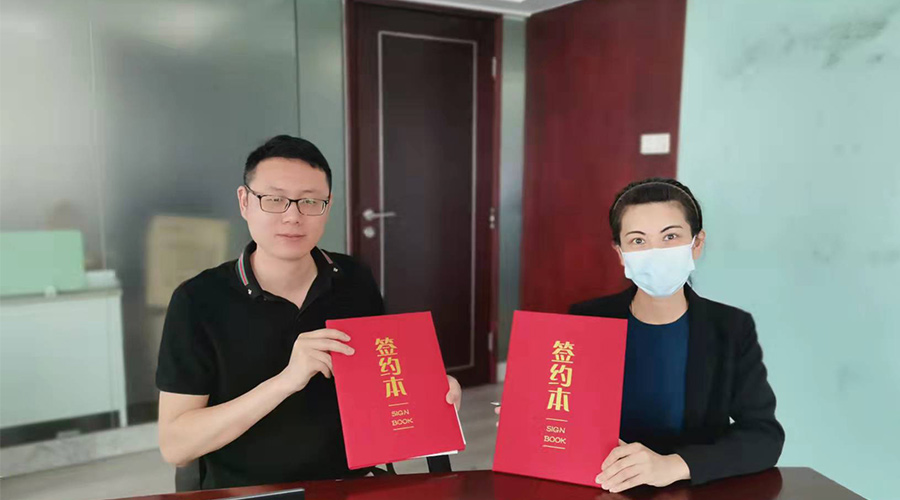 祝賀！金環(huán)電器與寧波某品牌電商客戶再次合作，簽約成功！