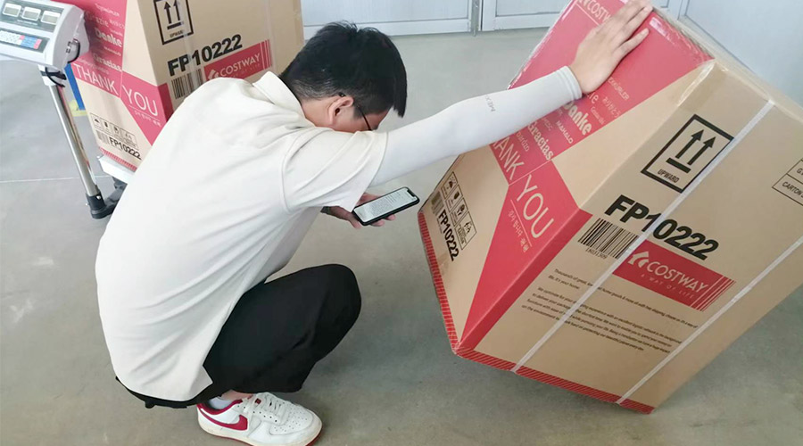 實況直擊！客戶北美COSTWAY開展衣物烘干機驗貨