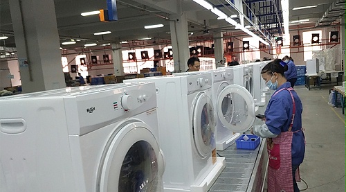 年底繁忙！金環(huán)電器全力保障英國Argos客戶滾筒干衣機生產(chǎn)